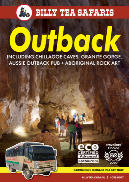Download our Outback Chillagoe Caves Tour Brochure with our sister company Billy Tea Safaris